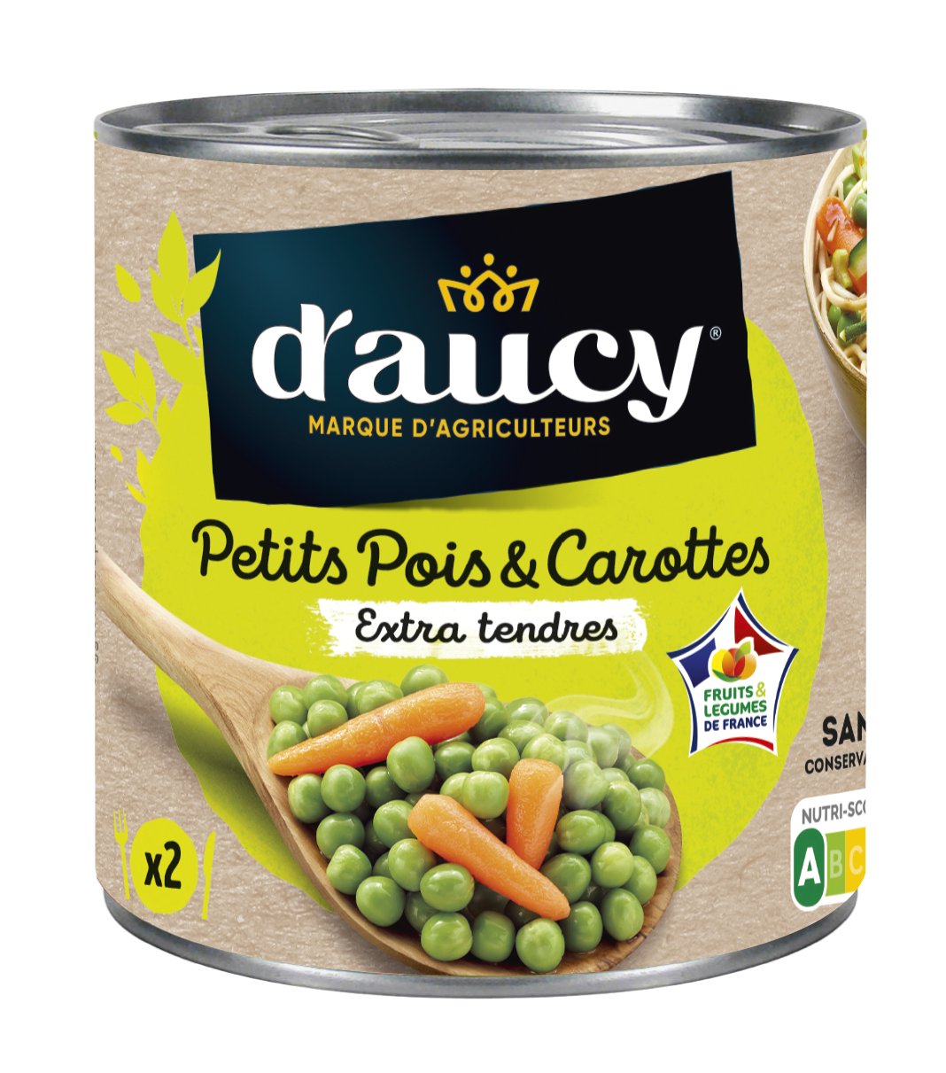 Petits Pois Extra Tendres Et Carottes D Aucy